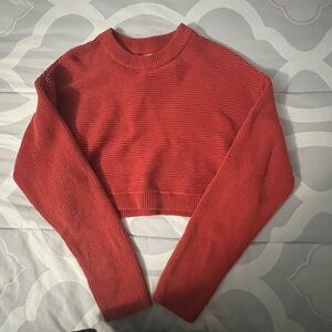 La Hearts Rust Knit Sweater
